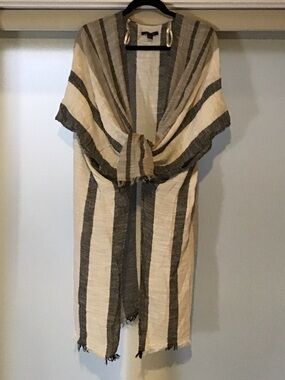 American Eagle O/S Light Shawl Wrap with Sleeves